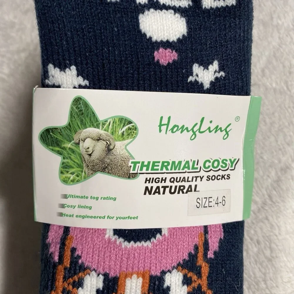 Big Kids Sz 4-6 Cozy Socks Alien Spaceship Thermal Rubber Grip Stocking Stuffer